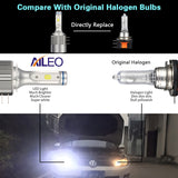 AILEO High Power COB Chip H15 Led 8000lm 72w High Beam Headlight Driving Light For Audi Mercedes Benz BMW Volkswagen Golf MK6MK7