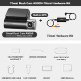 70mai Dash Cam Pro Plus+ A500S 1944P GPS ADAS Car Camera 70mai A500S Car DVR 24H Parking Support Rear Cam 140FOV Auto Recorder
