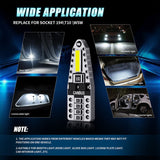 AILEO T10 Led Canbus W5W Led Bulbs 168 194 2SMD White Signal Lamp Dome Reading License Plate Light Car Interior Lights Auto 12V