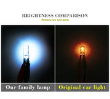 10pcs LED W5W T10 194 168 W5W COB 6SMD Led Parking Bulb Auto Wedge Clearance Lamp CANBUS Silica Bright White License Light Bulbs