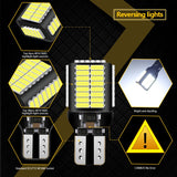 AILEO New T15 906 W16W LED Backup Light Bulbs High Power 4014 45-SMD Chipsets 7W 1800LM Error Free 912 921 Reverse Lights 6000K
