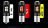 AILEO Car Lights Signal Lamp Bulb BA15S 1156 P21W LED PY21W BAU15S 3030 SMD chip Brake Lights Turn Signal  Daytime running light