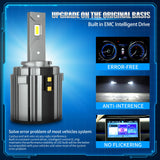 AILEO 2x Canbus NO Error H7 Led Headlights for VW Golf 6 Golf 7 T-ROC Passat Tiguan Touran Low Beam CSP Chips 120W 20000lm