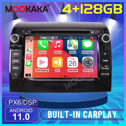 Android 11 6+128GB 8core 2din Car Stereo For Fiat Ducato 2006-2018 Jumper Boxer DVD Headunit Bluetooth GPS Navigation Autoradio