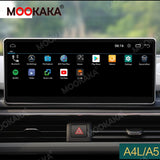 MOOKAKA Android 10 Qualcomm 4G LTE 10.25&quot; For Audi A5 B9 2016-2019 Car GPS Navigation Multimedia Player Auto Radio Tape Recorder