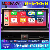 MOOKAKA Android 10 Qualcomm 4G LTE 10.25&quot; For Audi A5 B9 2016-2019 Car GPS Navigation Multimedia Player Auto Radio Tape Recorder