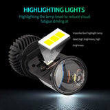 AILEO Canbus 90W/Pair Lamp H4 LED Mini Projector Lens Automobles Bulb 20000LM Conversion Kit Hi/Lo Beam Headlight 12V24V RHD LHD