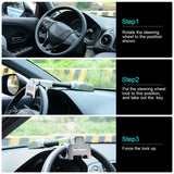 Car Steering Wheel Lock Universal Security Car for Anti Theft Protection with Safety Alarm