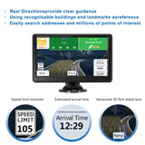 XGODY Car Navigator GPS Vehicle 7 Inch 8GB HD Screen Car GPS Navigation