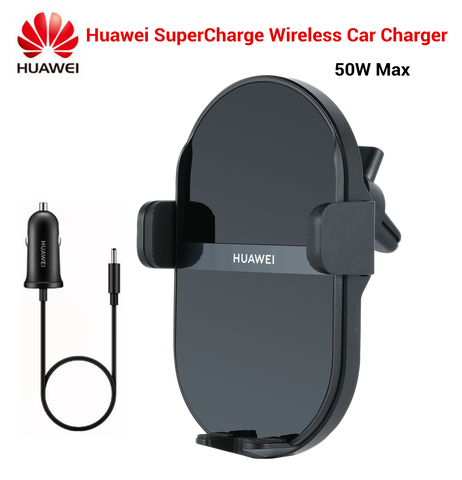 Huawei SuperCharge Wireless Car Charger 50W Max Intelligent Both Side Sensor Mounting