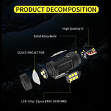 AILEO Super Canbus Erro Free PS24W 5202 5201 h16 Led Car Fog Light 1200LM White 6000K yellow 3000k 12V 24v Auto Lamp Bulbs