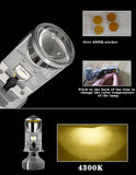 AILEO Canbus 90W/Pair Lamp H4 LED Mini Projector Lens Automobles Bulb 20000LM Conversion Kit Hi/Lo Beam Headlight 12V24V RHD LHD