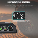 AUTOOL X90 GPS HUD Car Speed Slope Meter Inclinometer