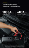 Baseus 1000A Car Jump Starter Power Bank 12000mAh Portable Battery Station For 3.5L/6L Car Emergency Booster Starting Device