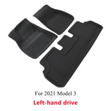 BAFIRE 3D Foot Pad For Tesla Model 3 Model Y Custom Floor Liners