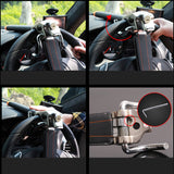 Car Steering Wheel Anti-Theft Lock Foldable Security for Cars