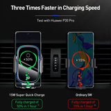 Baseus 15W QI Car Phone Holder Wireless Charger Car Mount