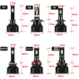 YHKOMS Canbus 80W 30000LM H4 H7 LED Car Headlight H1 Bulbs H3 9005 9006 H8 H9 H11 H16 5202 9004 9007 H13 880 881 9012 D2 D4