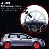 Autel Original MX Sensors TPMS 433MHz MX-Sensor Universal Programmable Clamp-in TPMS Sensor Tire Pressure Tool Rubber Head