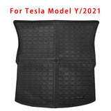 New Car TPE Rubber Rear Trunk Mat Customized Trunk Mat Floor Waterproof Tasteless Protective Pads For Tesla Model 3 Y 2017- 2021